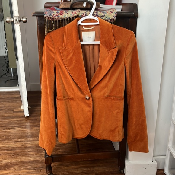 Aritzia Wilfred Mona velvet blazer - Picture 2 of 8